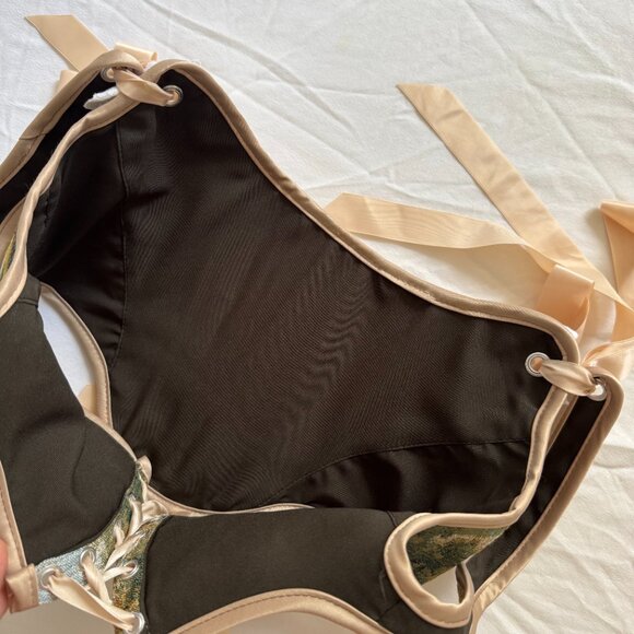 Bridgerton Vintage Reworked Tapestry Corset - Picture 6 of 6